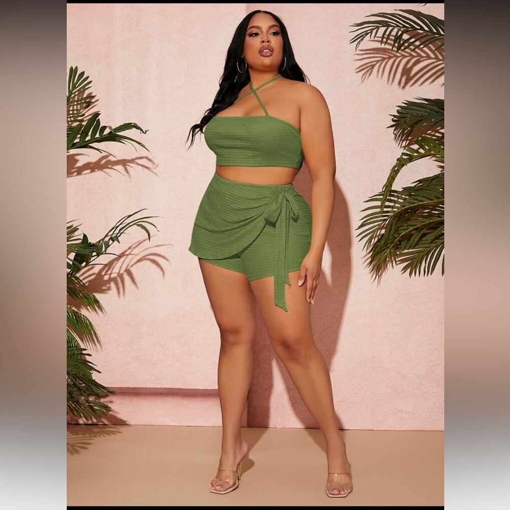 SHEIN Halter Top and Skort Set